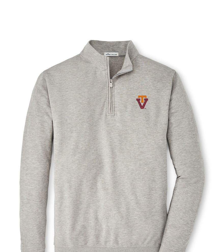 Virginia Tech Vault Crown Comfort Interlock Quarter-Zip image number 1