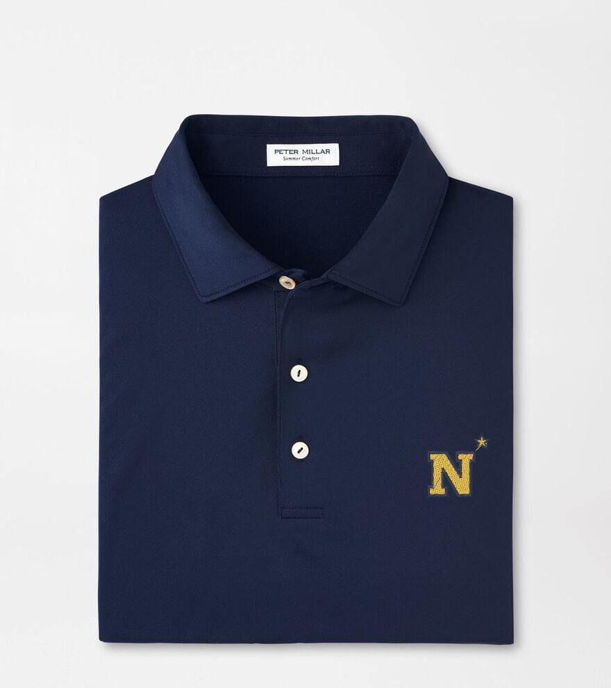 Naval Academy Solid Performance Jersey Polo