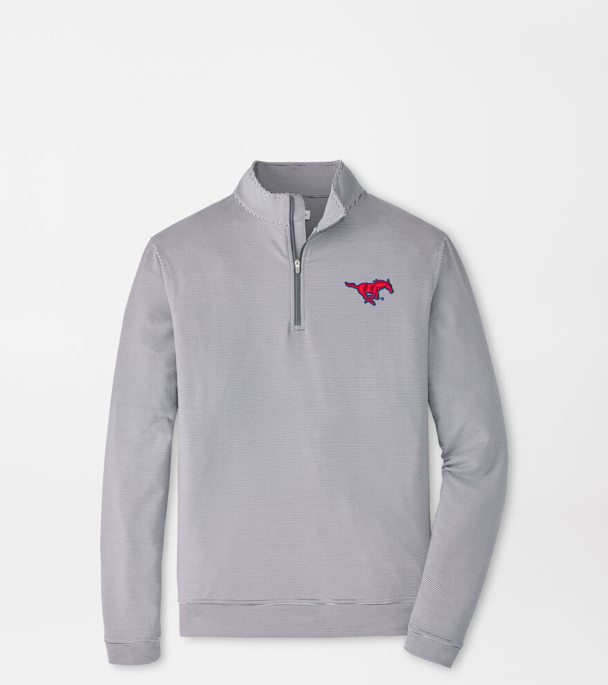 SMU Perth Sugar Stripe Performance Quarter-Zip image number 1