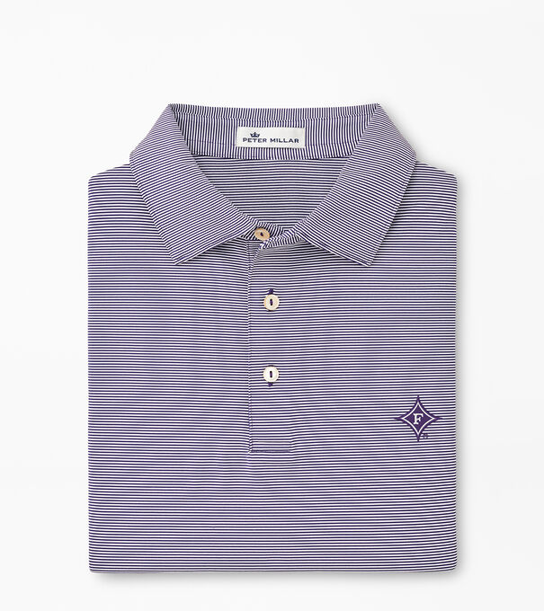 Furman Jubilee Stripe Performance Polo