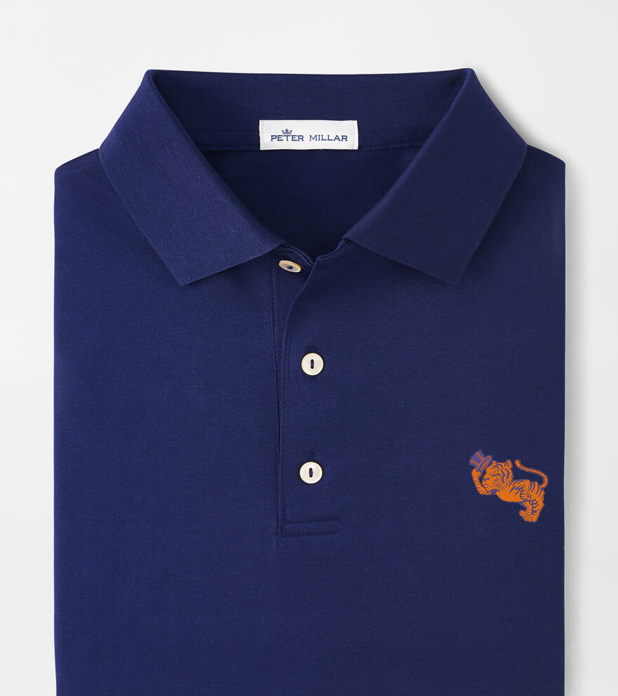 Clemson Vault Solid Cotton Polo image number 1