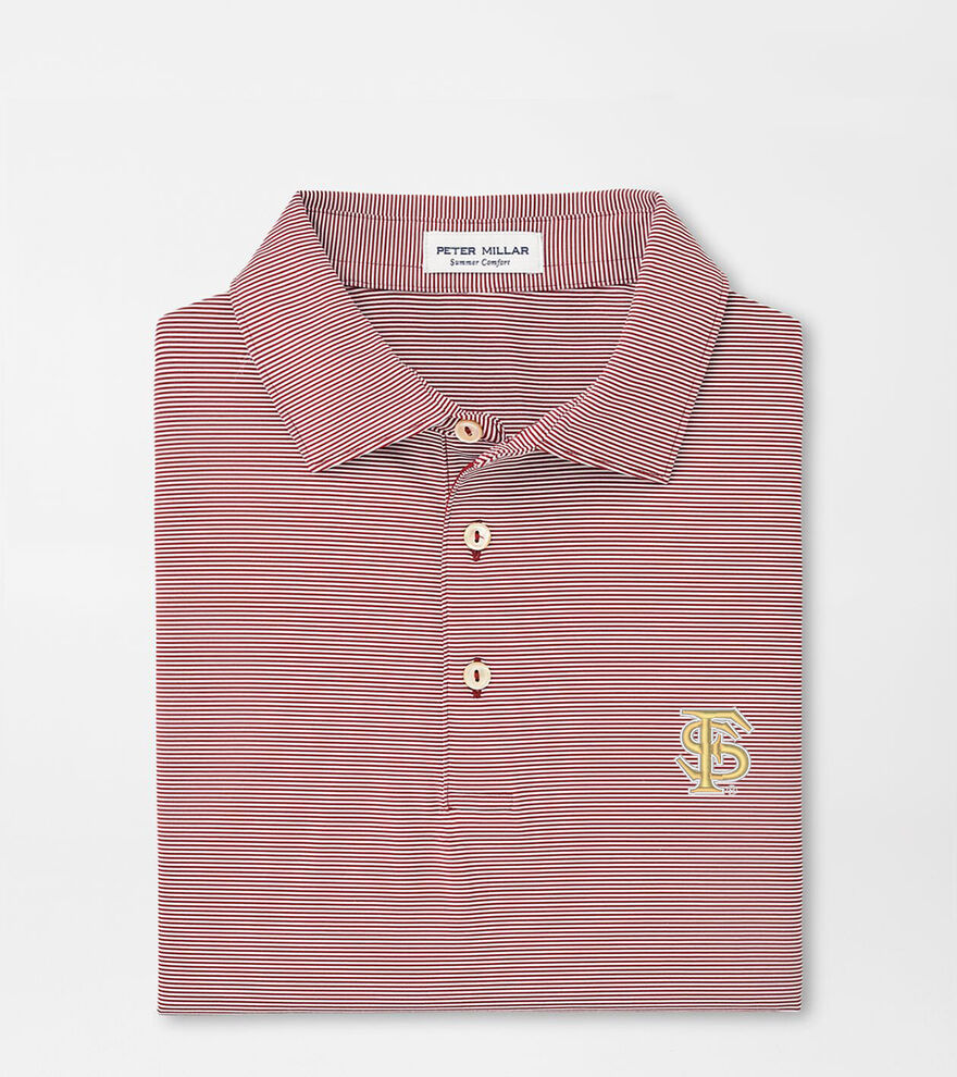 Florida State Jubilee Stripe Performance Polo | Men's Collegiate