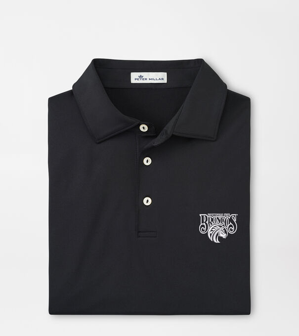 Fayetteville State Solid Performance Jersey Polo (Sean Self Collar)