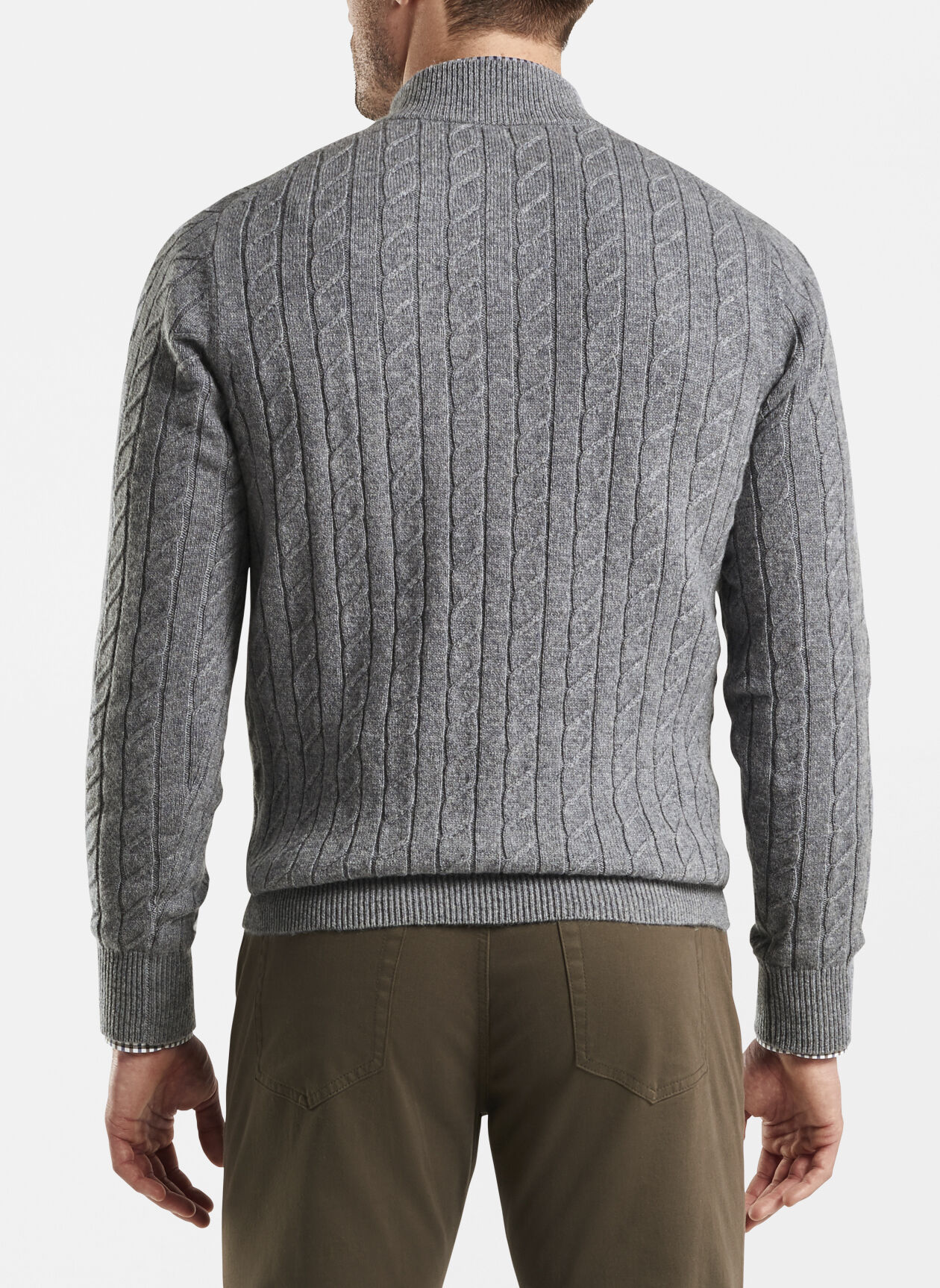 Wool Cable Quarter-Zip | Peter Millar