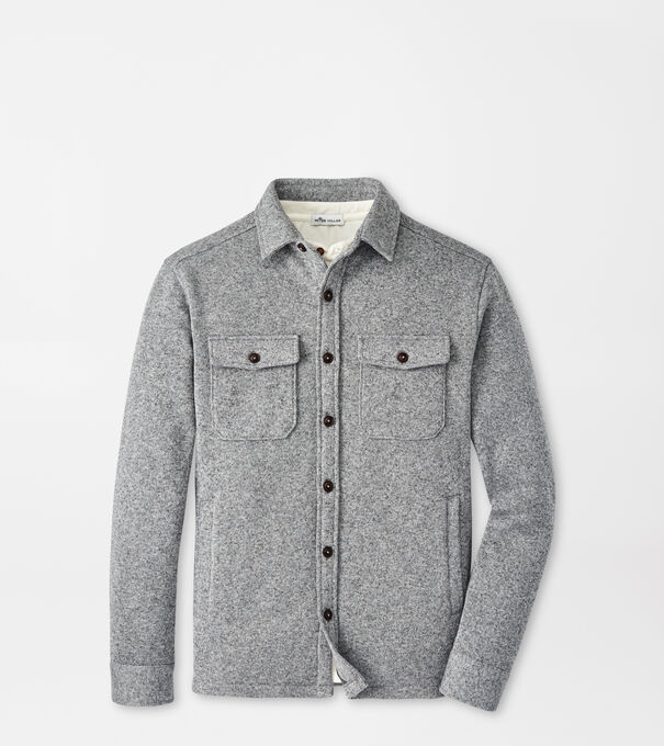 Crown Sweater Fleece Shirt Jacket