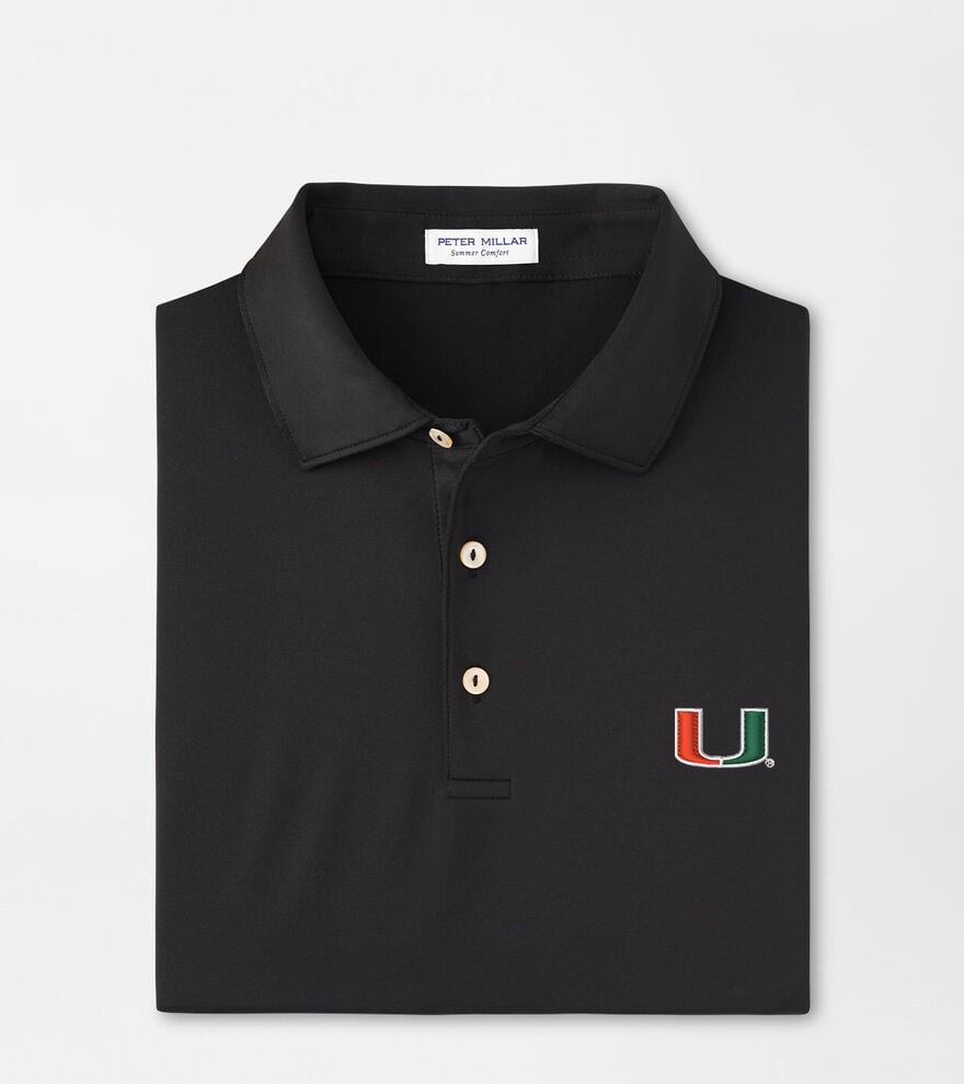 Miami Solid Performance Jersey Polo image number 1