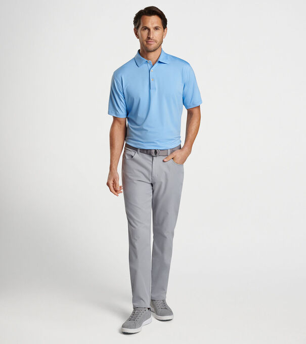 Solid Performance Jersey Polo (Sean Self Collar)