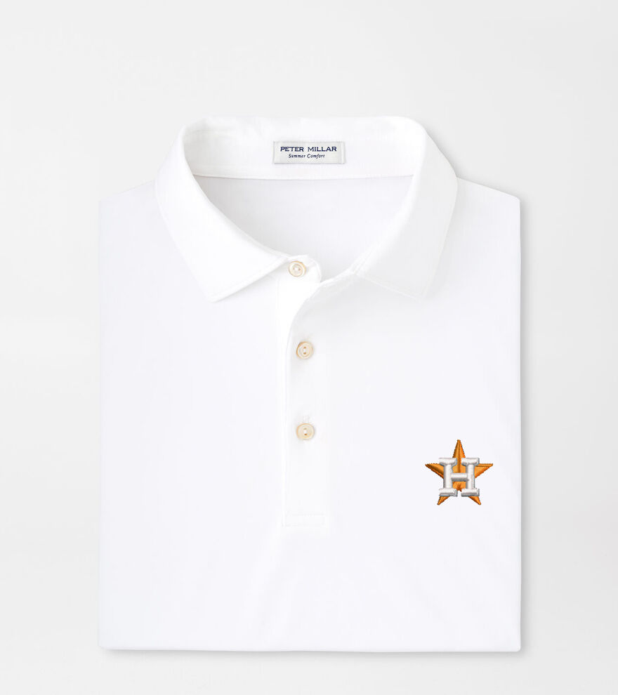 Houston Astros Solid Performance Jersey Polo image number 1