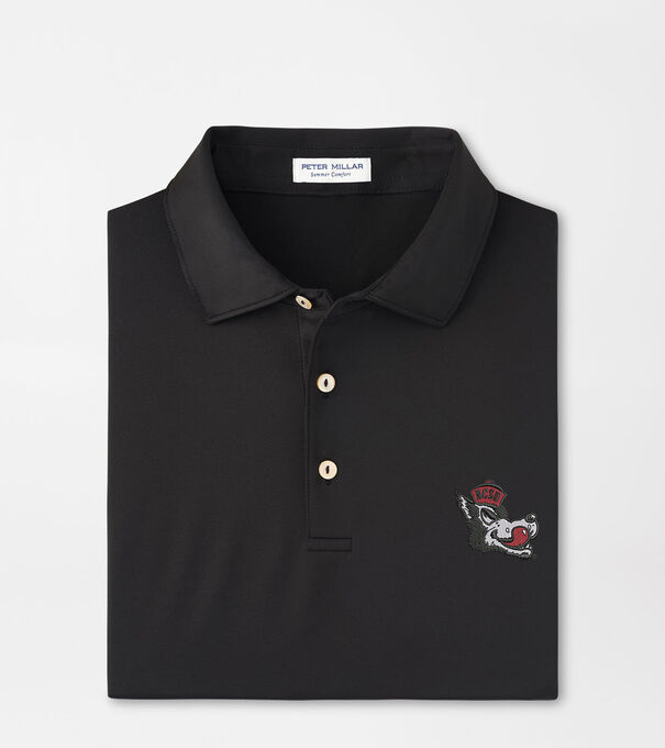 NC State Vault Solid Performance Jersey Polo