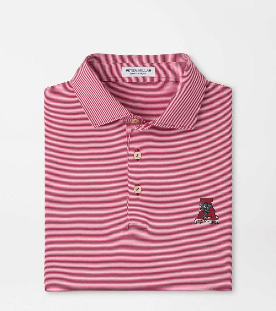 Alabama Vault Jubilee Stripe Performance Polo