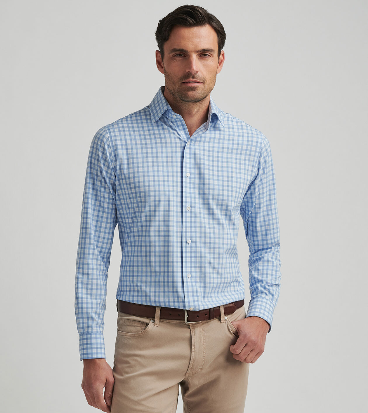 Coltrane Performance Poplin Sport Shirt | Men's Sport Shirts