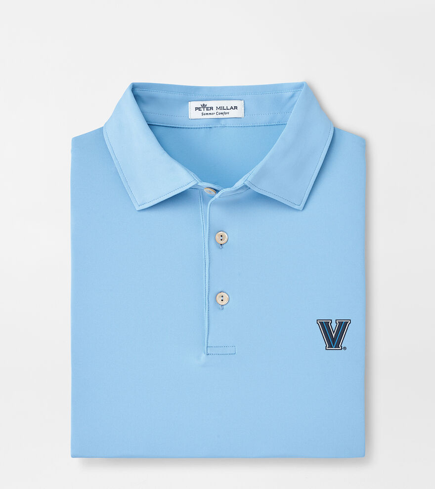 Villanova Solid Performance Jersey Polo image number 1