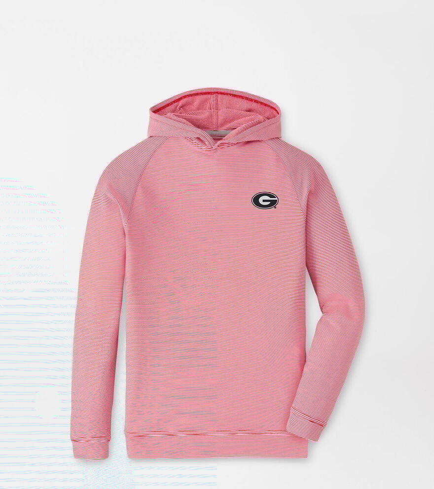 Georgia Pine Youth Sugar Stripe Performance Hoodie image number 1