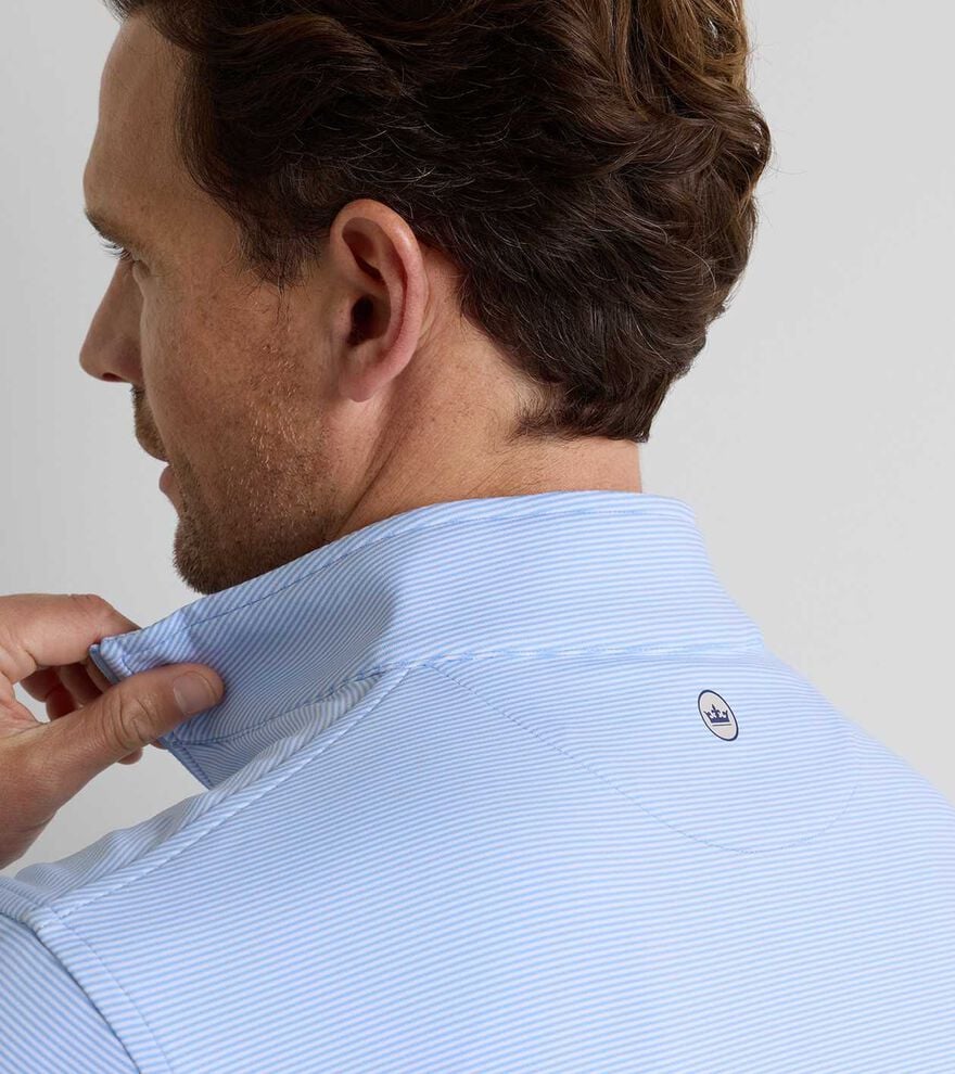 Perth Sugar Stripe Performance Quarter-Zip image number 4