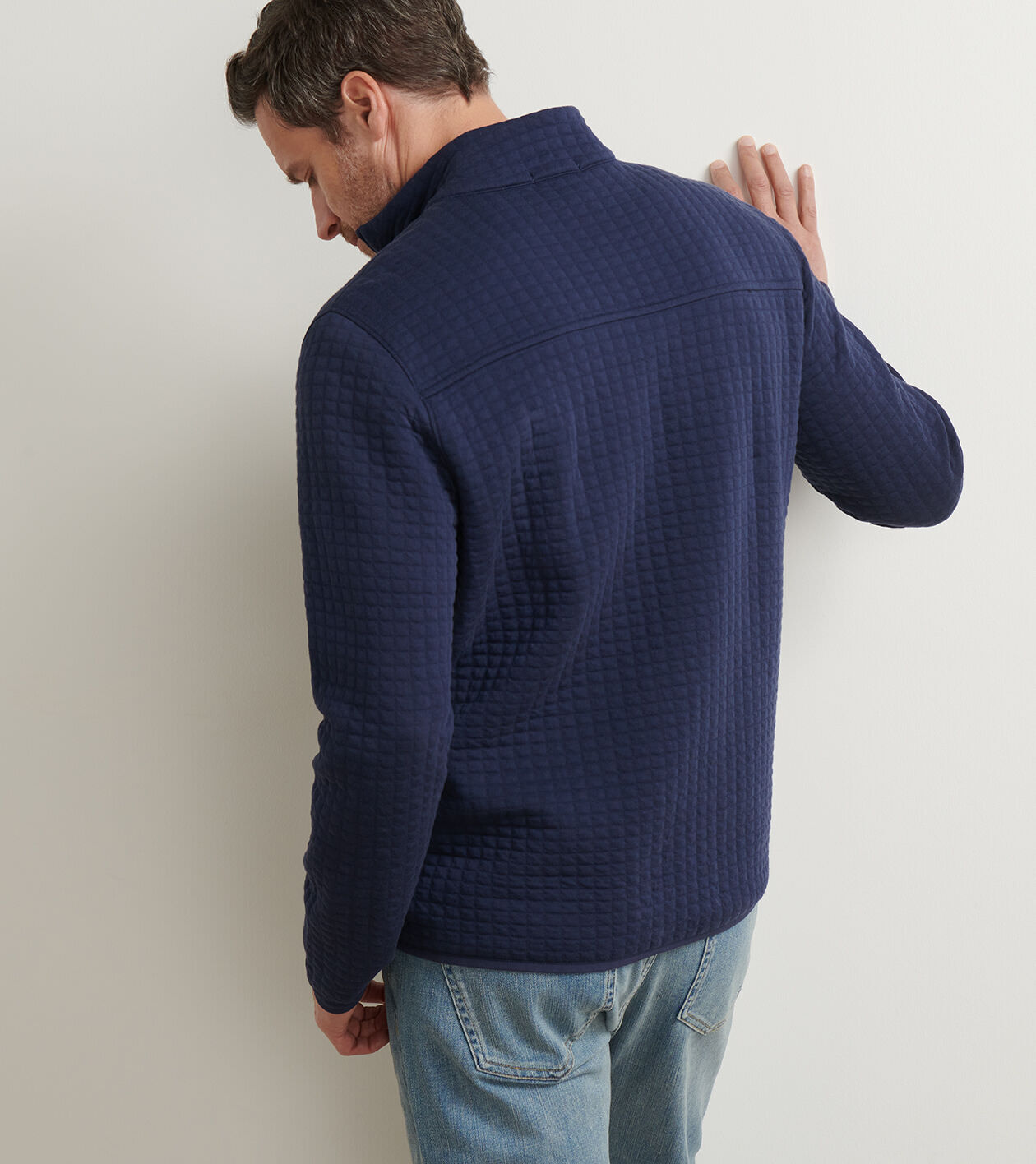 Quad Quilted Quarter-Zip | Men's Pullovers | Peter Millar