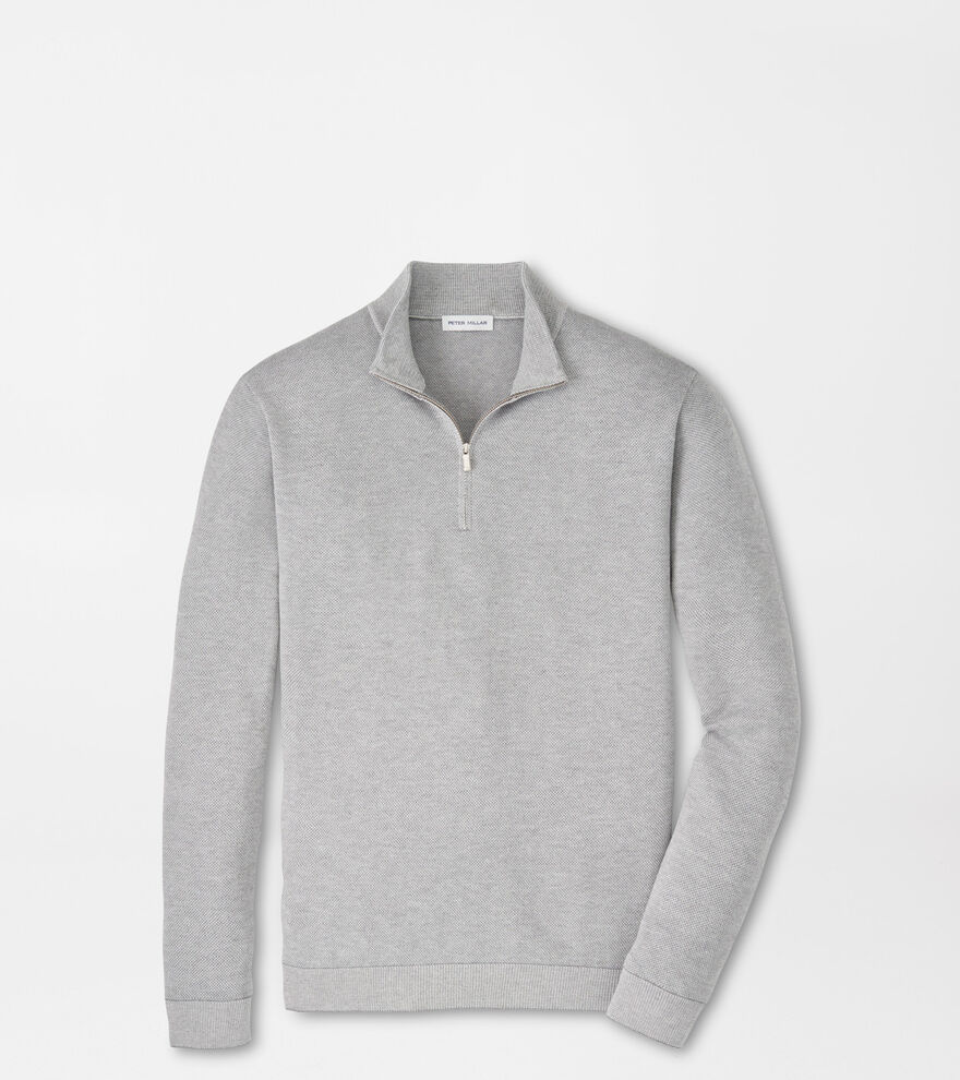 Coolspun Lite Birdseye Quarter Zip Sweater image number 1