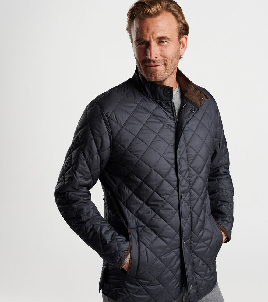 Suffolk Quilted Travel Coat | Men's Jacket's & Coats | Peter Millar