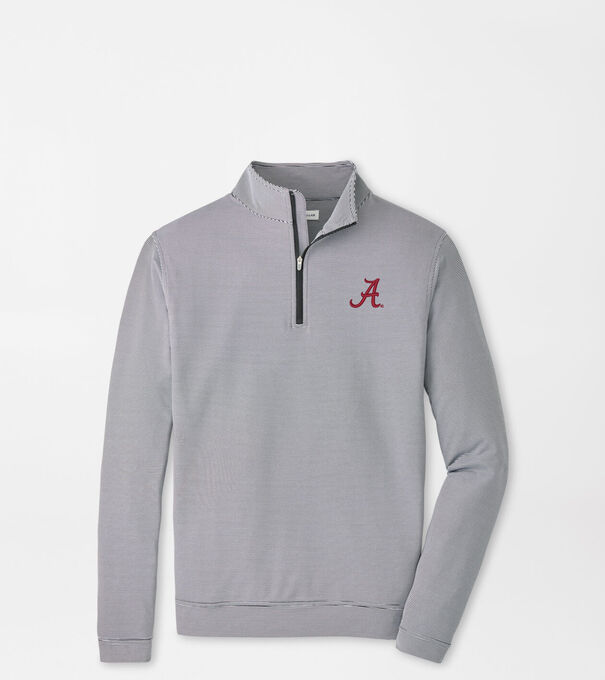 Alabama Perth Sugar Stripe Performance Quarter-Zip