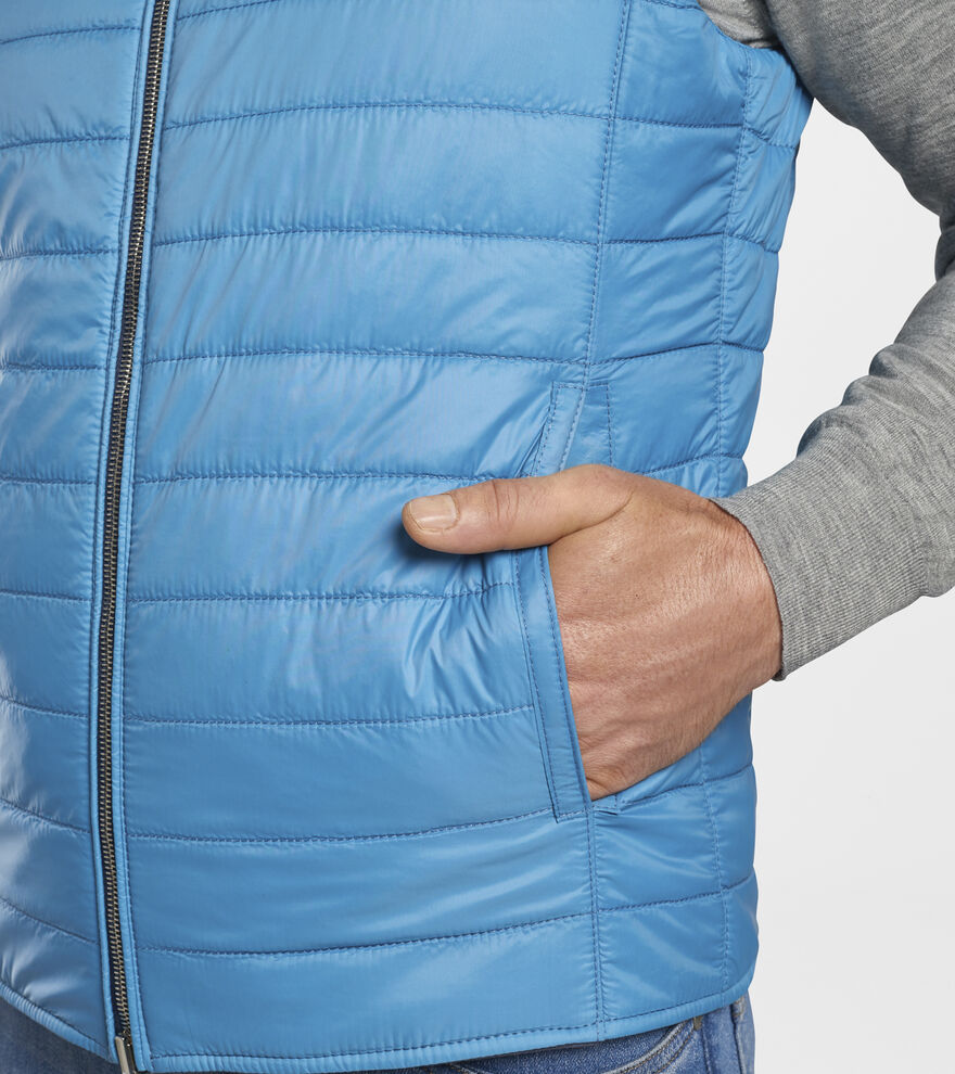 Chateau Sky Reversible Suede Vest image number 7