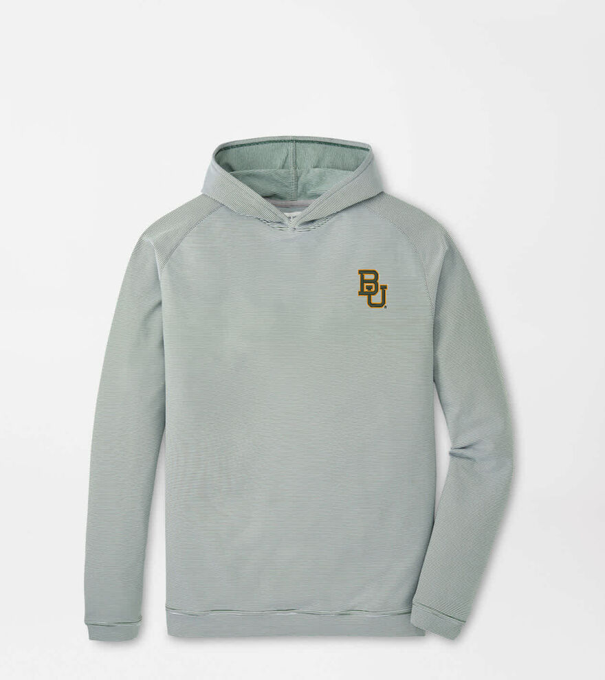 Baylor Pine Sugar Stripe Performance Hoodie