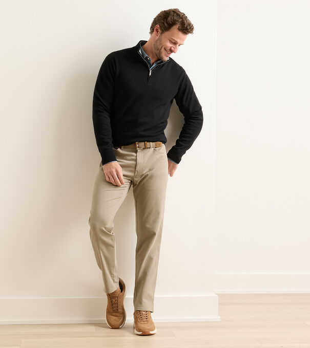Signature Sateen Five-Pocket Pant