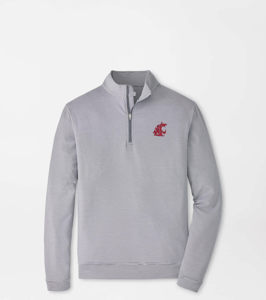 Washington State Perth Sugar Stripe Performance Quarter-Zip