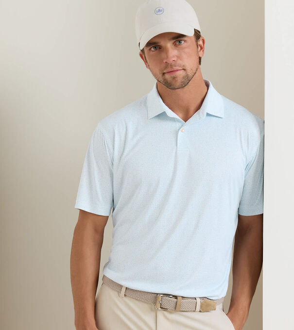 Featherweight Hoops Performance Polo - Alternate Image 1
