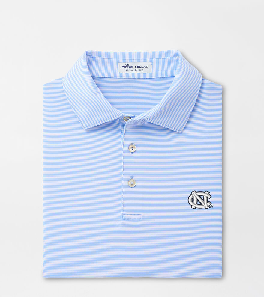 UNC Jubilee Stripe Performance Polo image number 1