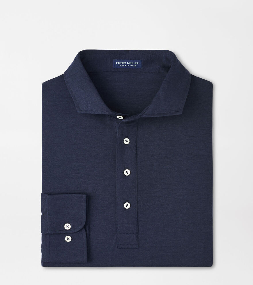 Lawrence Long-Sleeve Wool Polo image number 1
