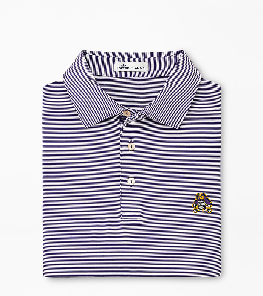 East Carolina Jubilee Stripe Performance Polo image number 1