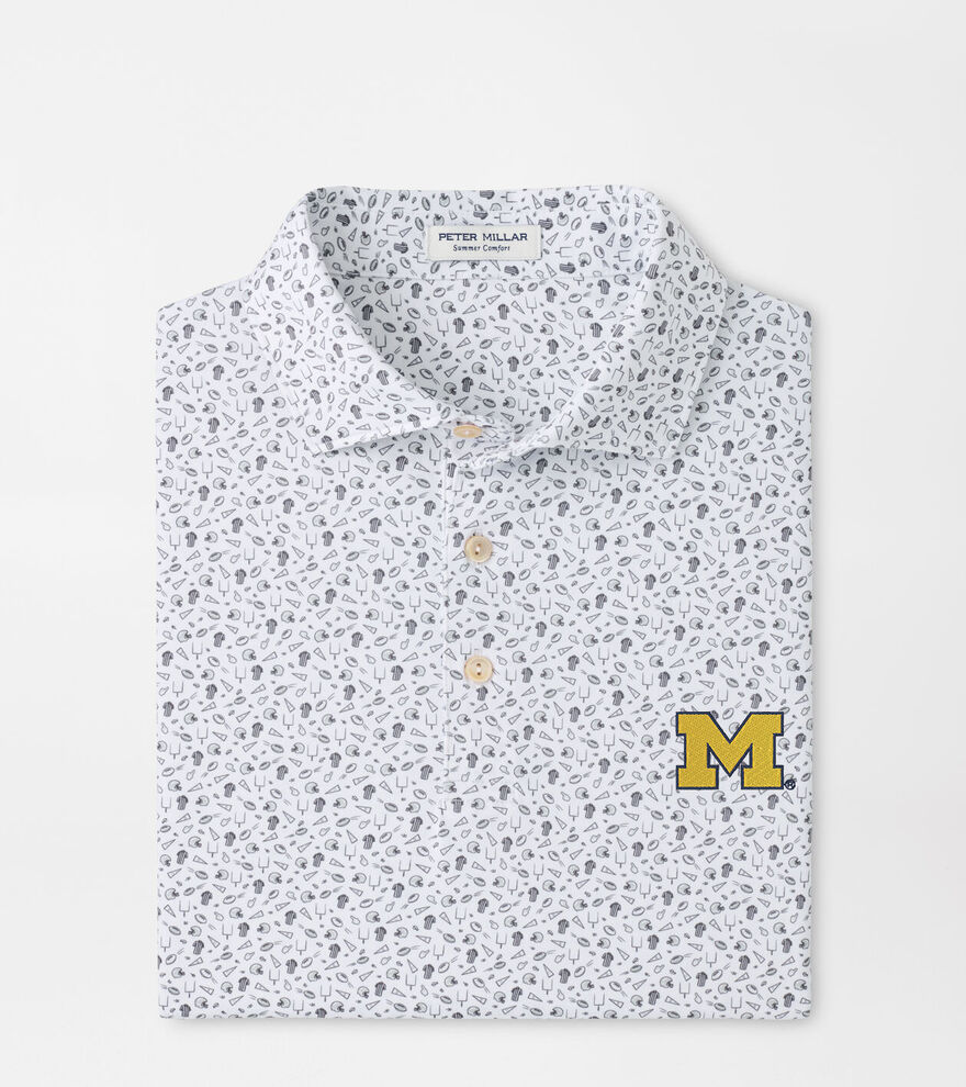 Michigan Kick Off Performance Jersey Polo image number 1