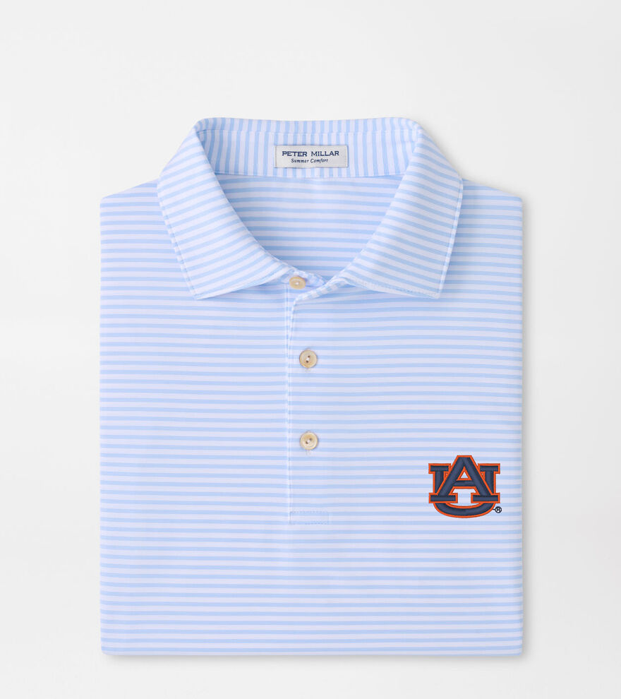 Auburn Tiebreaker Performance Jersey Stripe Polo image number 1