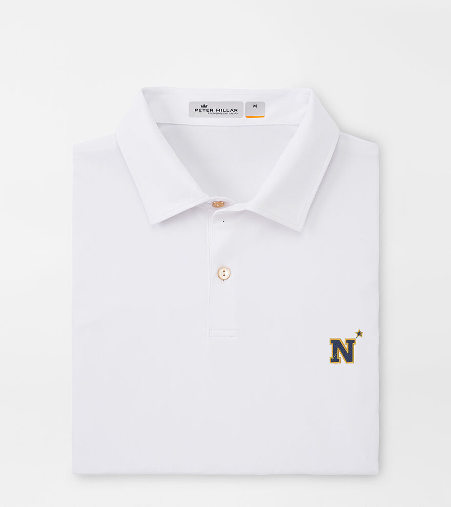 Naval Academy Featherweight Performance Mélange Polo image number 1