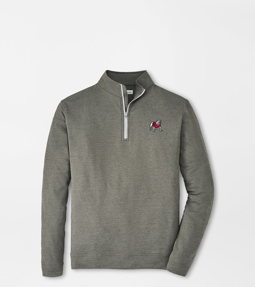 Georgia Standing Bulldog Perth Mélange Performance Quarter-Zip image number 1