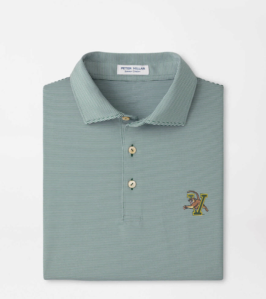 Vermont Jubilee Stripe Performance Polo