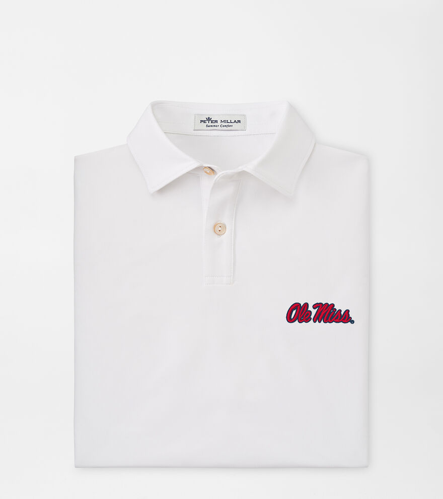 Ole Miss Youth Solid Performance Jersey Polo image number 1
