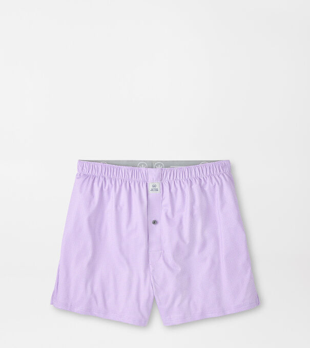 Gingham Performance Boxer Short