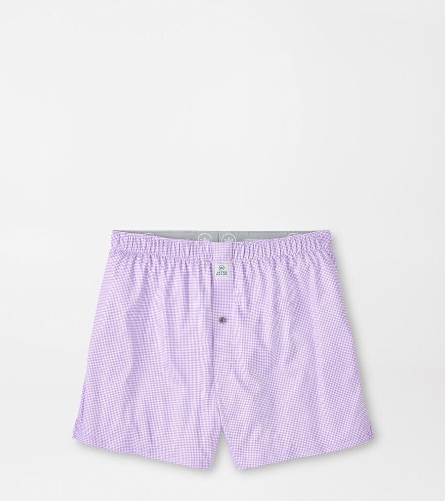 Gingham Performance Boxer Short image number 1