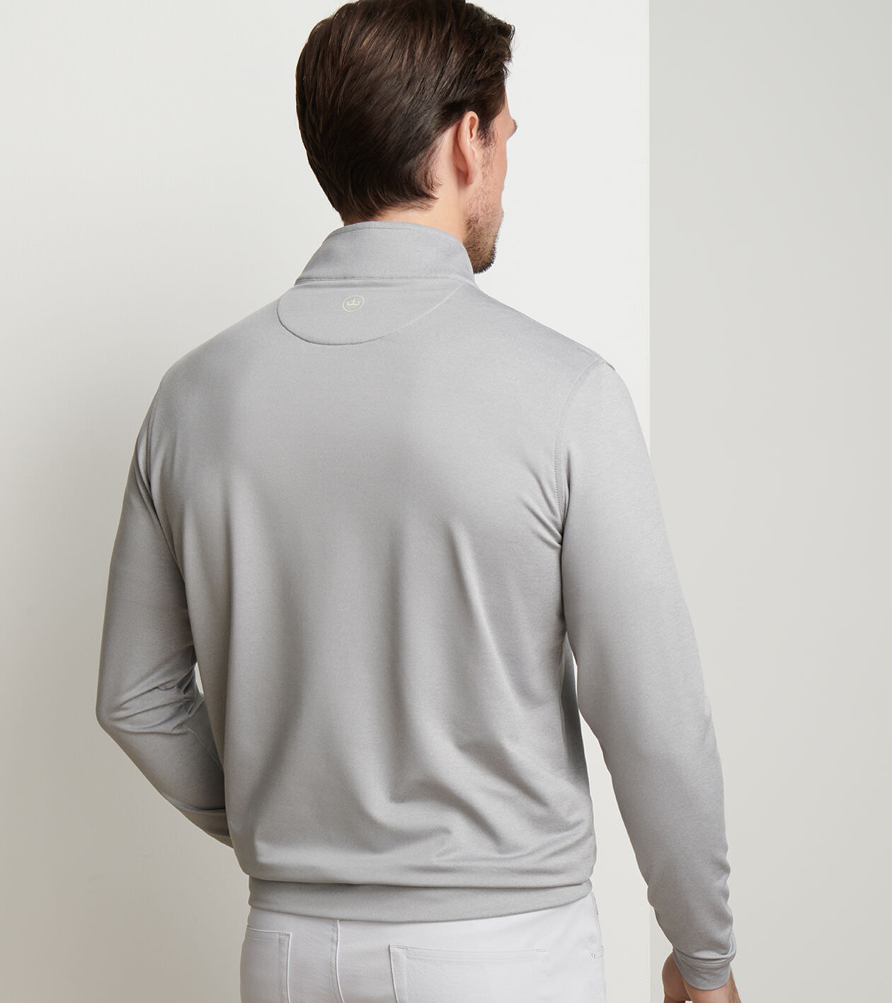 Perth Mélange Performance Quarter-Zip | Men's Pullovers