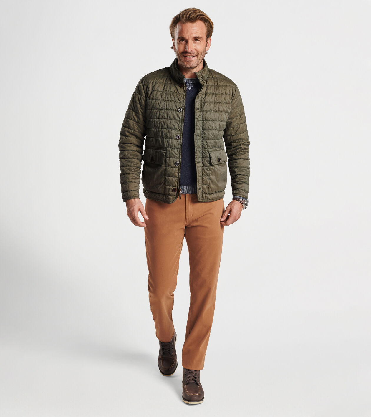 Greenwich Garment-Dyed Bomber | Men's Jackets & Coats | Peter Millar
