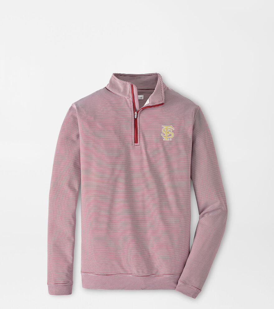 Florida State Perth Sugar Stripe Performance Quarter-Zip image number 1