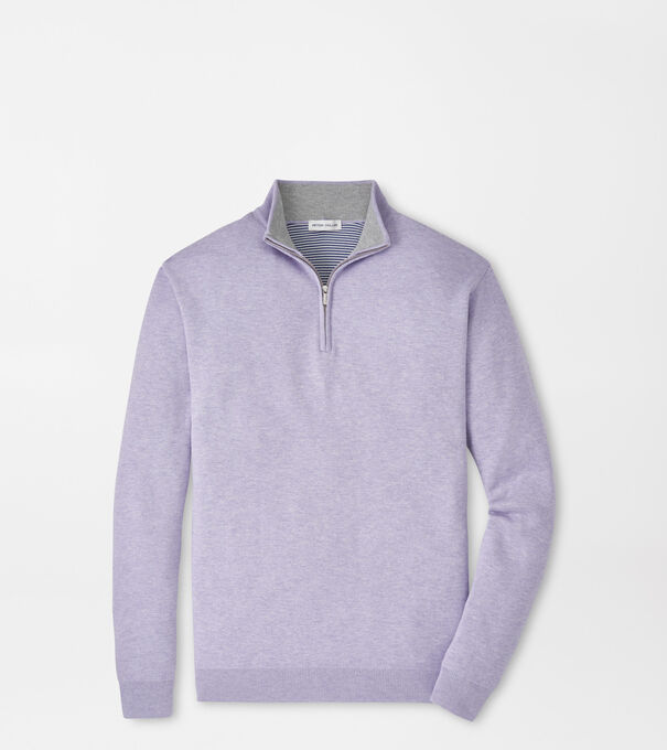 Coolspun Lite Cotton Quarter-Zip Sweater