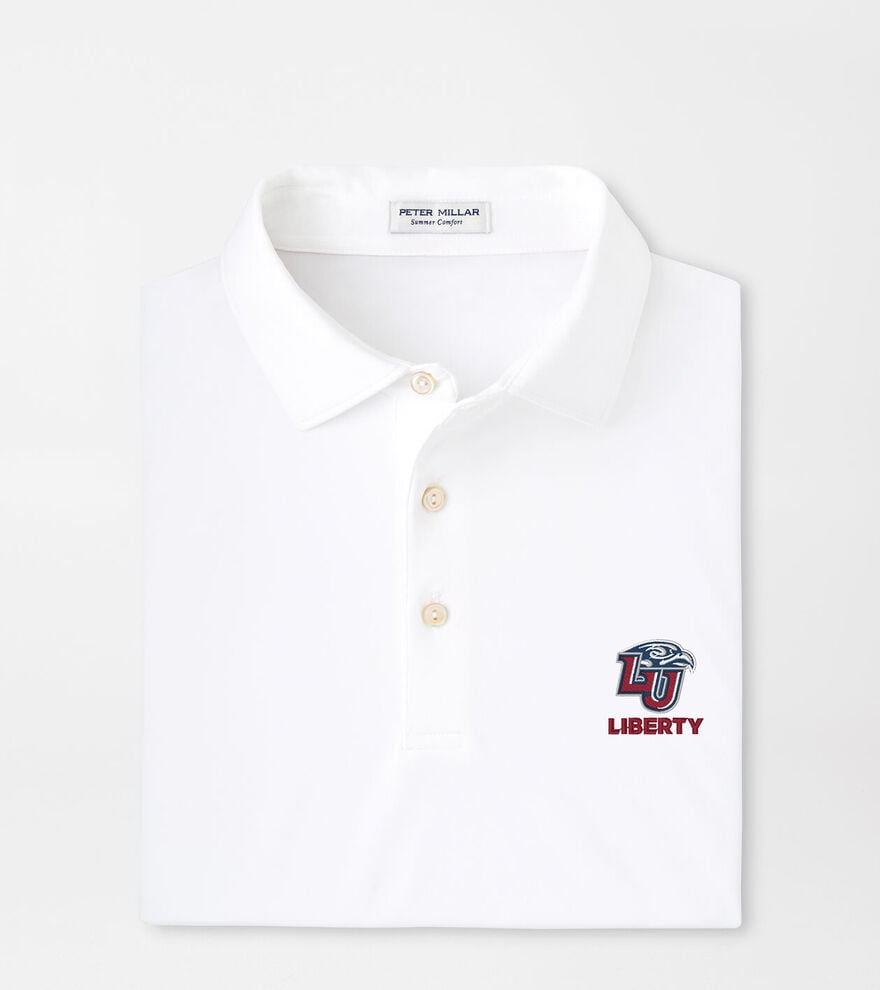 Liberty University Solid Performance Jersey Polo image number 1