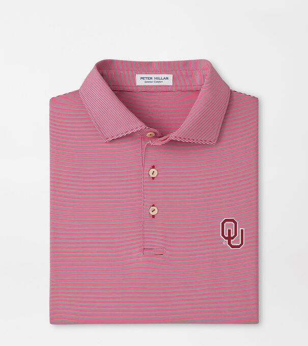 Oklahoma Jubilee Stripe Performance Polo
