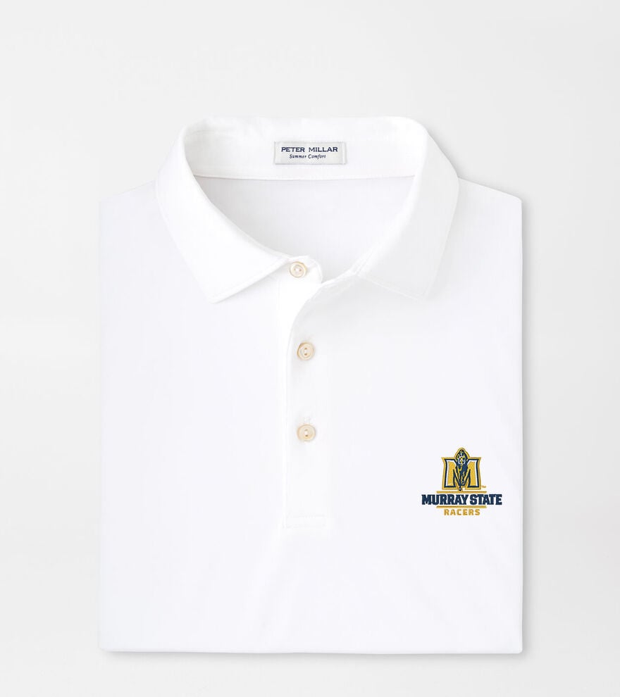 Murray State Solid Performance Jersey Polo image number 1