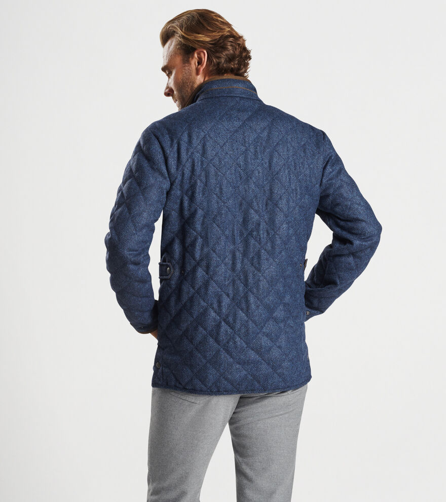 Suffolk Quilted Wool Travel Coat image number 3