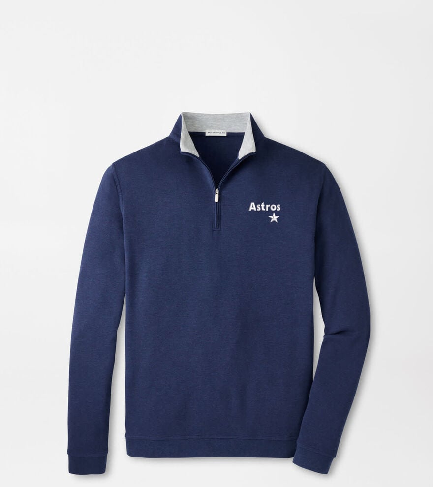 Cooperstown Houston Astros Crown Comfort Quarter-Zip Pullover