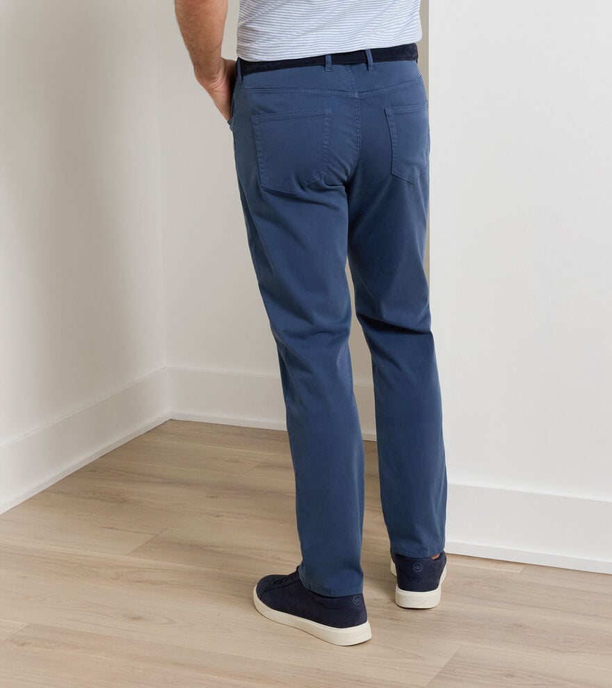 Signature Sateen Five-Pocket Pant - Alternate Image 2