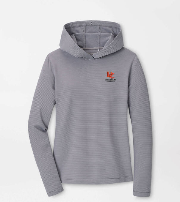 Davidson Women's Pine Sugar Stripe Performance Hoodie