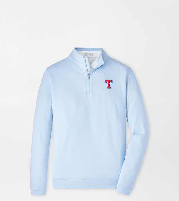 Texas Rangers Perth Sugar Stripe Performance Quarter-Zip